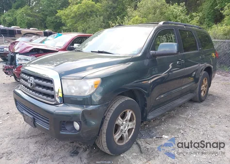 2008 Toyota Sequoia Sr5 5.7L V8 из США, поврежденный, VIN 5TDBY64A88S011053